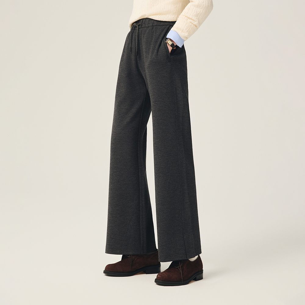 TeenieWeenie小熊女装卫裤2025年秋季新款柔软舒适休闲日常直筒裤