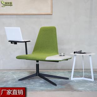 转动简约家用舒适办公椅电脑椅会议椅会客接待沙发咖啡椅 现代时尚