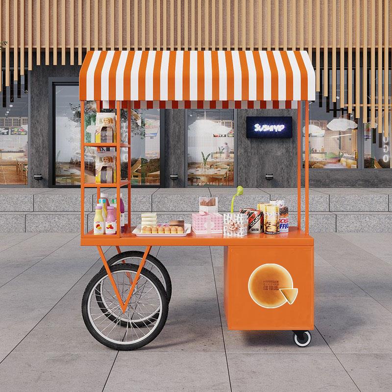 采购产品欧式铁花车，街头摊位手推车，夜市促销车，网红推车，户