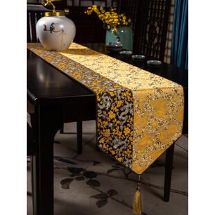 桌旗中国古典禅宗中国风桌布茶几红旗布套布茶旗咖啡桌布条