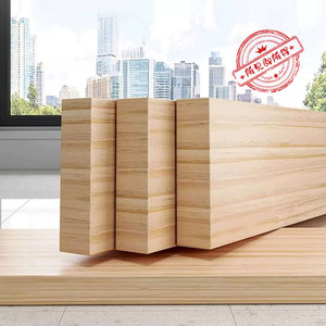 直供实木松木板定制木板片桌面一字板隔板墙上置物架搁板桌板台面