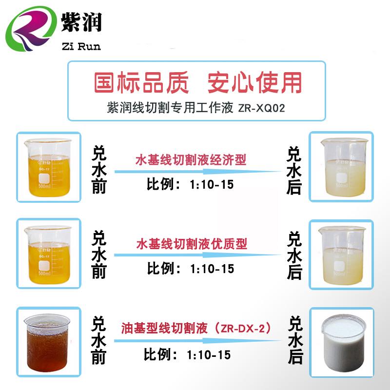 中润水基线切割工作液体dx-2型紫走丝0.18mm乳化油皂化剂18l