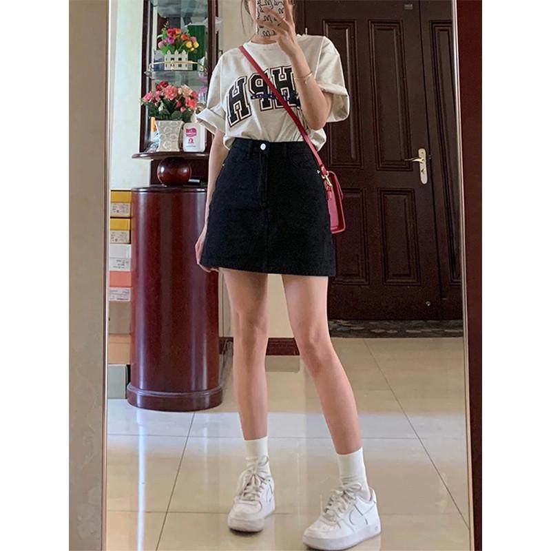 黑色牛仔女夏季薄款胖mm遮胯显瘦a字梨形身材,女装/女士精品,大码裤装,淘宝优惠券,粉丝福利购,淘宝优惠卷