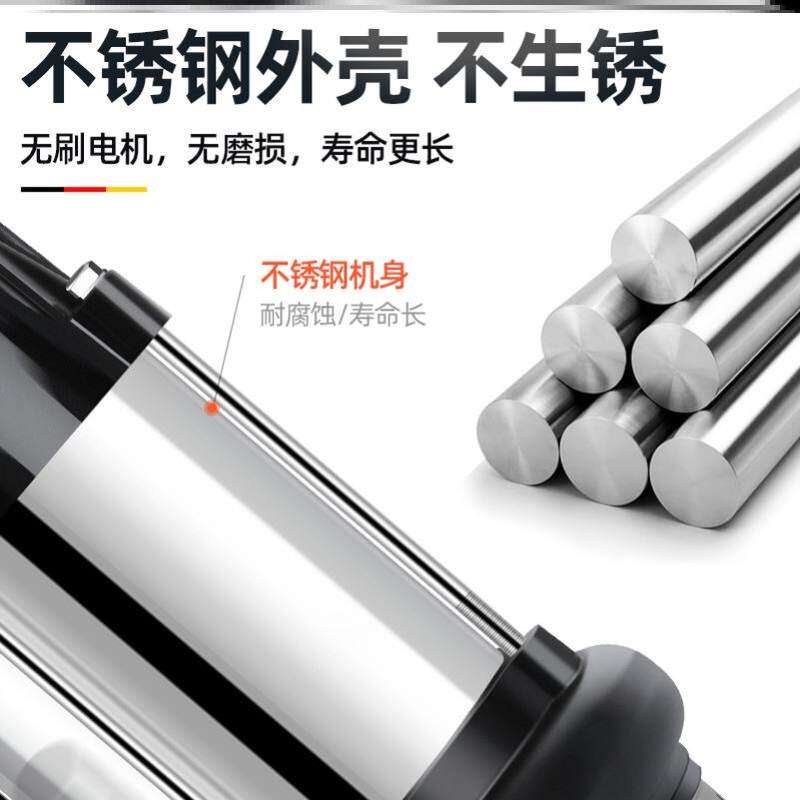 现货速发插在电瓶车上的抽水泵直流潜水泵12V24V48V60V伏农用灌溉