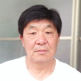 整顶男假发真发中l老年假发男短发爸爸光头假发男式斜刘海假发化