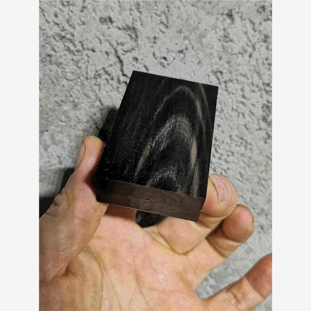 精选天然黑水牛角空牌手工文玩吊牌料无事牌镶嵌雕刻挂件配饰46牌
