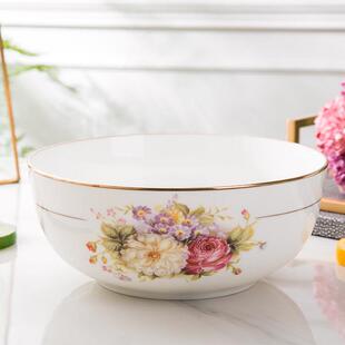 日式拉面 面碗牛肉面 面碗大尺码家用7寸7英寸七寸汤面 面碗装泡