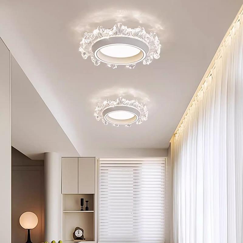 新款护眼过道走廊玄关衣帽间创意吸顶灯现代简约入户阳台中山灯具