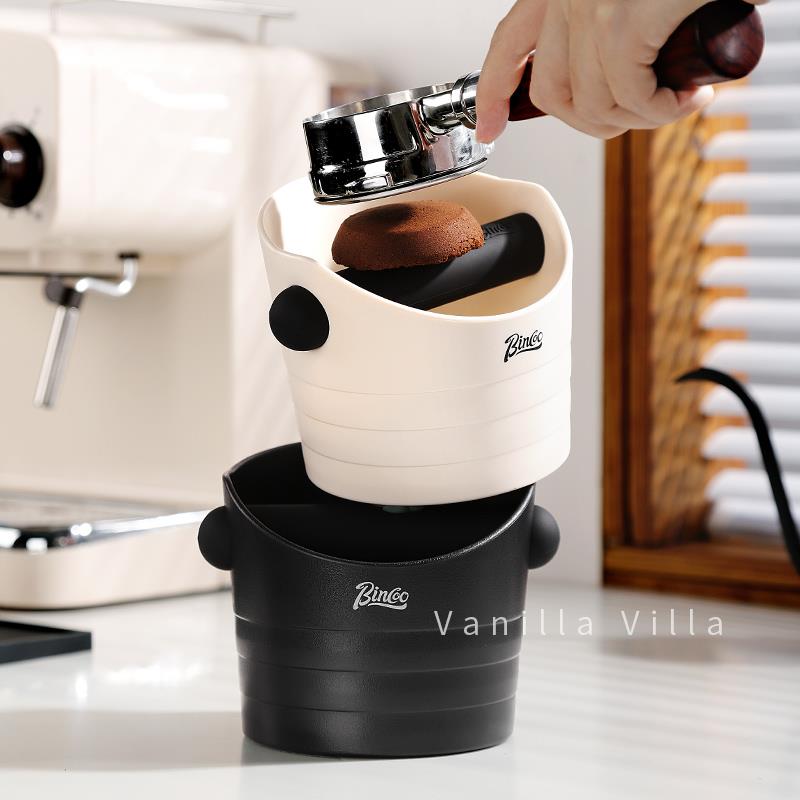 咖啡渣桶家用意式咖啡大号压粉敲渣桶吧台接废渣收纳工具敲粉桶