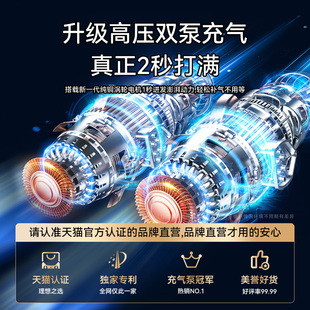 新品 小轿车电 车载充气泵汽车用轮胎大功率高压打气L泵无线便携式