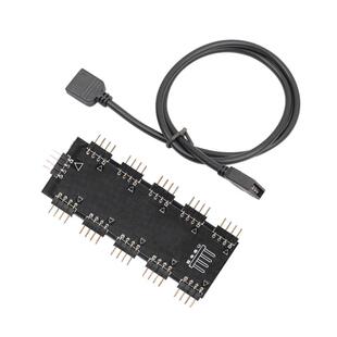 极速Fan Splitter Accessories Synchronization 5QV 12V Durable