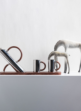 极速装饰推荐轻奢l现代咖啡杯装饰摆件简约艺术客厅博古架餐边柜