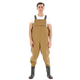 极速全身加厚橡胶下水裤连体雨衣雨裤连鞋套装捕P鱼皮裤下河防xp0