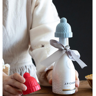 极速小红帽红酒塞可爱家用创意硅胶瓶盖塞子红Q酒瓶塞葡萄酒盖子