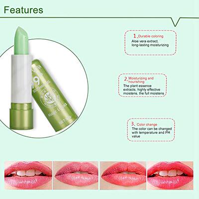 极速Aloe Vera Lipstick  Aloe Vera Lipsticks  PColor Changing