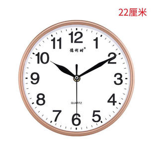 极速静音挂钟现代客厅钟表卧w室时尚挂表家用大气石英钟简约时钟9