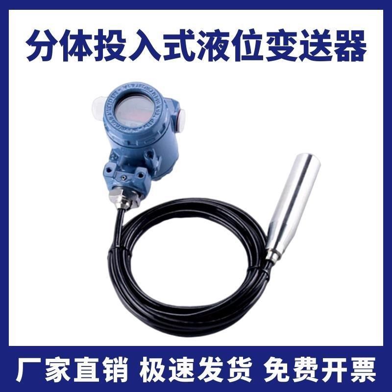 热销投入式液位变送器分体式水位传感器485远传静压液位计 Z4-20