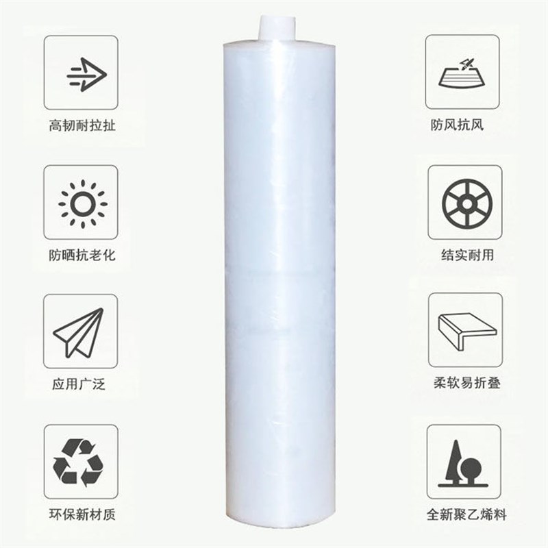 热销2米2.e2米2.5米3米4米5米宽塑料薄膜加厚透明塑料布白膜农用