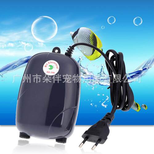 热销水族观赏f鱼氧气泵 日胜充氧泵RS 日胜RS 圆/扁插头