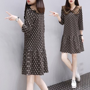 速发高龄感钉0减级连衣裙春秋2珠25欧货新款小个子a字裙