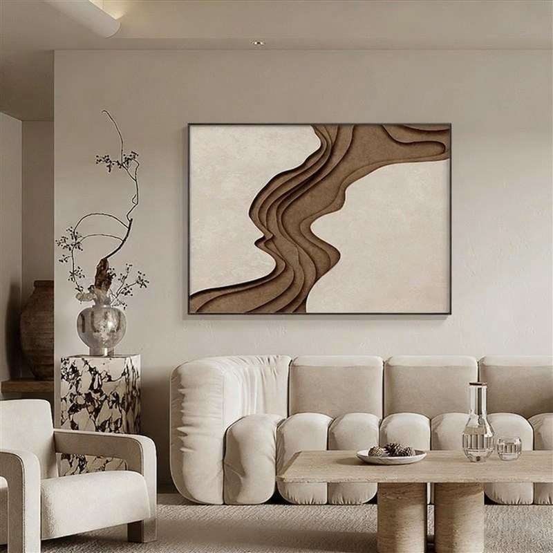 速发现代简约电表箱装饰画轻奢高级感配电箱遮挡挂画卧室餐厅客厅