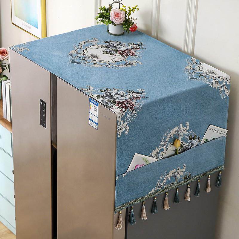 速发冰箱防尘罩洗衣机盖布2022新款容声单双开门防油盖巾套子带收