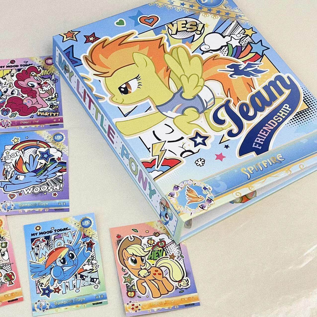 小马宝莉LSR云宝卡册a5四宫格活页卡册学生追星卡片收纳卡册