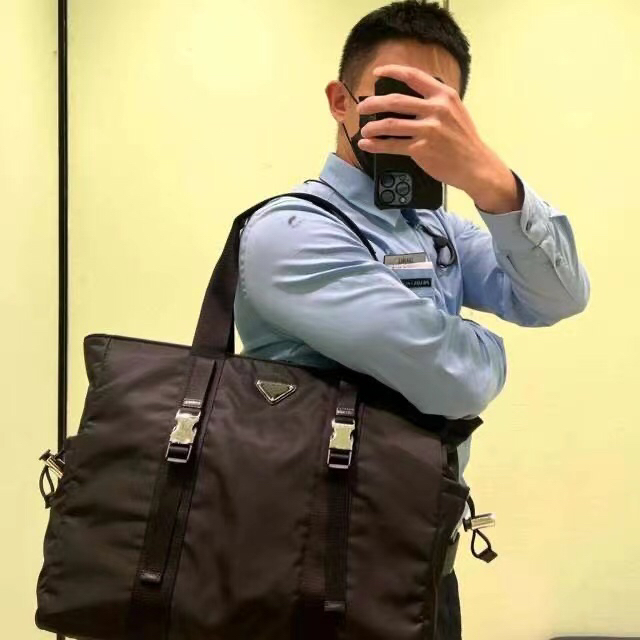 2025新款时尚尼龙布旅行包大容量单肩斜挎包手提包男女通用