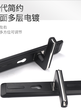 极速黑色通用型门锁小5s0家用室内房门卧室木门机械锁配件可调节