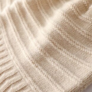 新品 冷 山羊绒帽子针织毛线帽男女光头帽纯色保暖包T头护耳帽冬季