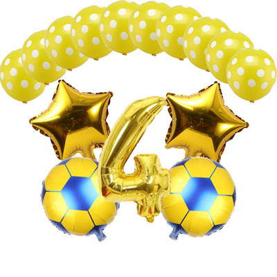 极速15Pcs 18gInch Soccer Football Balloons 32 Inch Number Ba