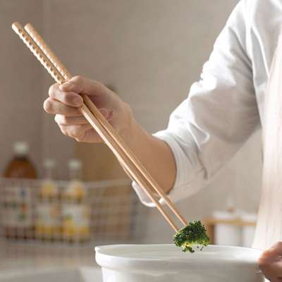 极速4Pairs Super Long 32cm 42cm Chopsticks WoodRen Chopstick