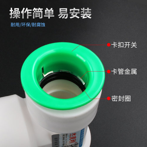 热销ppr快速接头4分免热熔水管直插式快接M对接器管件配件免烫活