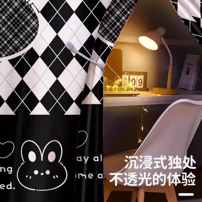 宿舍下桌遮挡帘寝室大学生床帘上床下铺遮光帘下床布帘子上铺女生