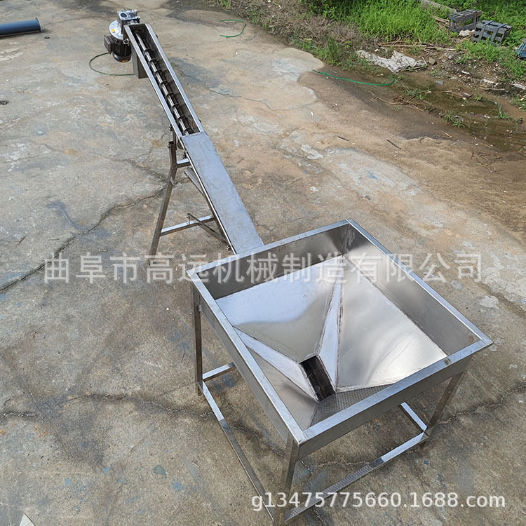 U型水泥砂浆上料机  钙粉颗粒绞龙输送机  小型螺旋送料机