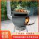 户外柴火炉灶新款 户外农村柴火灶烧木柴移动一体炉子家用铁锅灶台