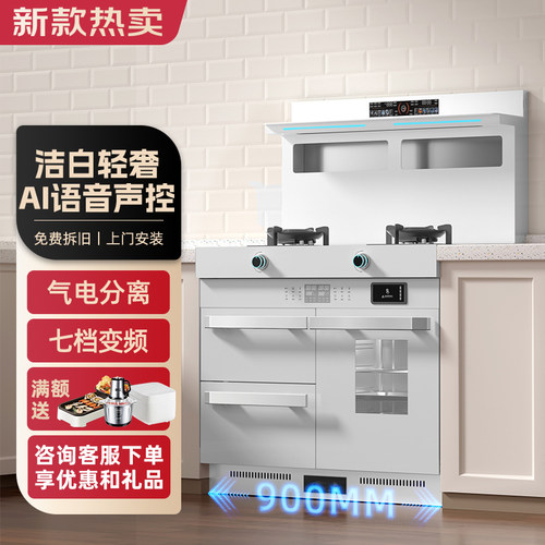 樱花帝王白集成灶轻奢小尺寸新品