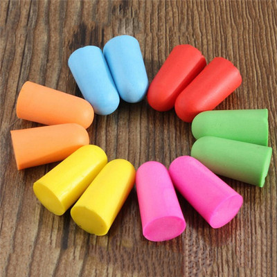 极速10pcs Soft Foam Earplugs Travel Sleep Anti NoTise Noise