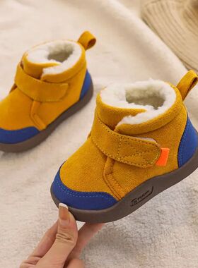 极速Infant oddler oots Winter aby s o Sw oots Warm lusZh or