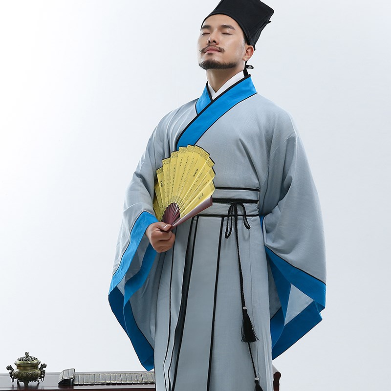 极速宋代古装衣服秀才q演出服国学汉服男书生影视剧写真明朝古代
