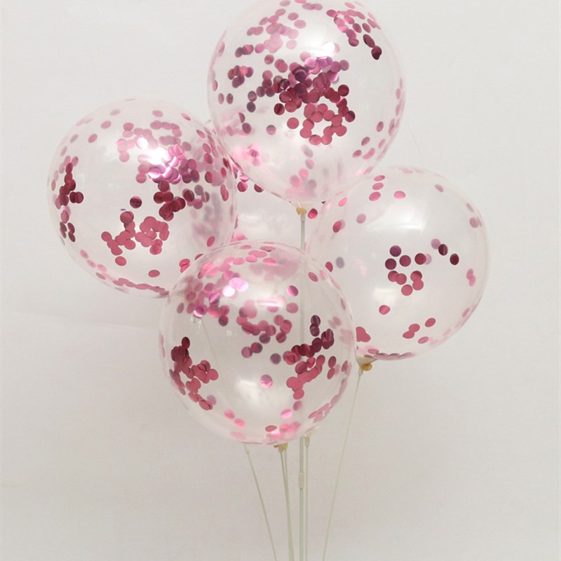 极速亮片气球充气儿童生日婚礼网B红装饰婚房派对场景布置结婚套