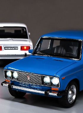 极速1:24 Russian LADA 2106 Alloy CEar Die Cast Model Pull Ba