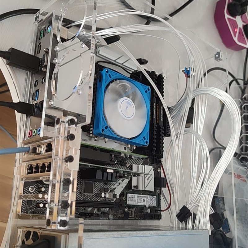 极速工控机ITX机箱 透明亚克力材质迷你小机箱 17*1T7cm一体机改