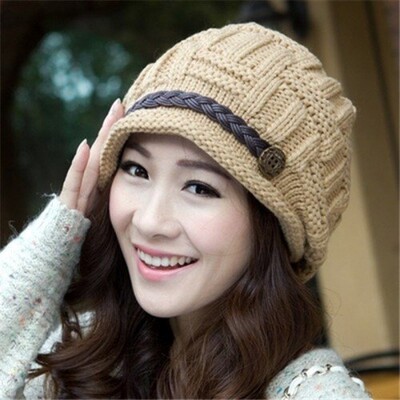 极速女毛线帽2016 winter  knit beanDie hat hats caps beanies