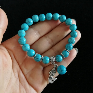 极速复古云南民族风蓝松石手链波B西米亚旅游装饰品古典十二生肖