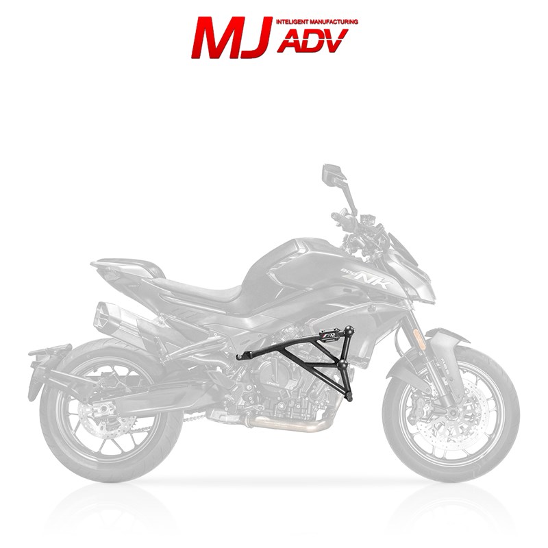 极速适用于春风800NK改装保险杠高碳钢护杠弹簧缓V震防摔杠车身保