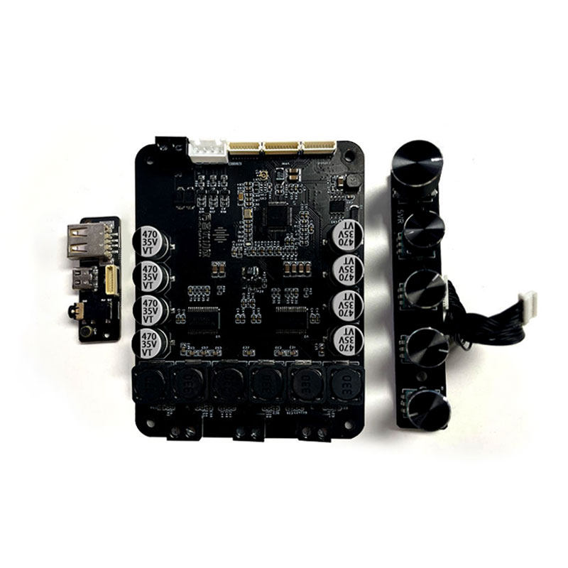 极速蓝牙模组5.0功放板模块发烧级dsp2.1功放hifi五旋钮X重低音20