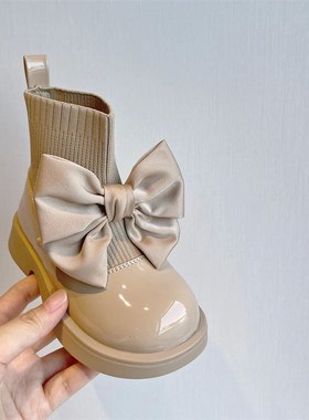 极速Child Fagshion oots Autumn winter Warm ew s owkt  reatha