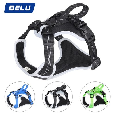 极速No Pull Dog Harness Audjustable Reflective Oxford Harnes