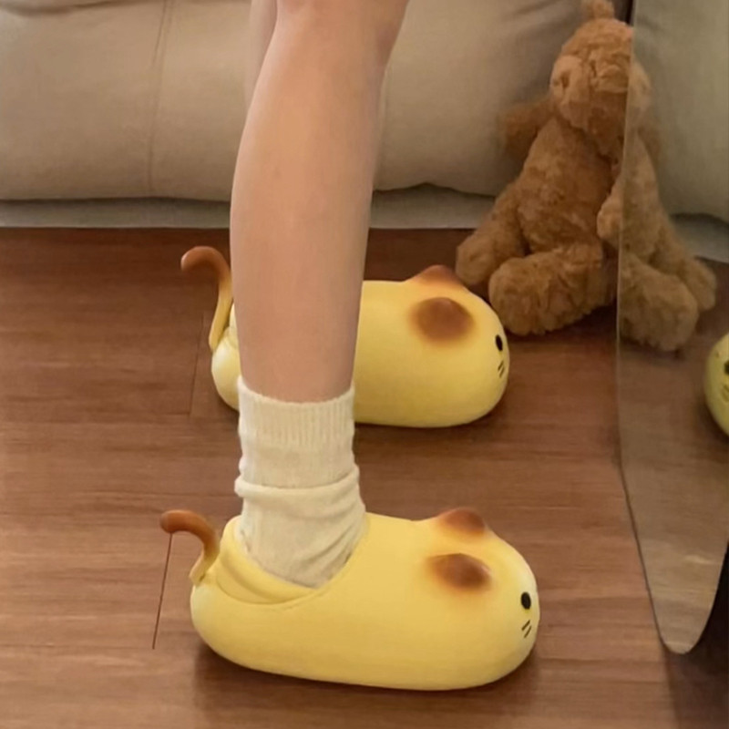 极速时尚部落可爱雨鞋鼠拖鞋女外穿2023K年秋冬季包跟家居厚底保